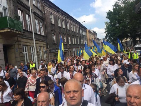Вулицями Перемишля пройшла хода пам’яті бійців УНР (Відео)