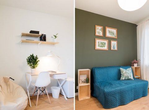 Pokój w stylu Urban Jungle, dostępny również z tarasem! / metro w pobliżu 960 zł