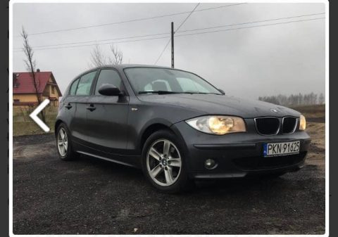 BMW e87 2.0 150km benz. +gaz . Konin