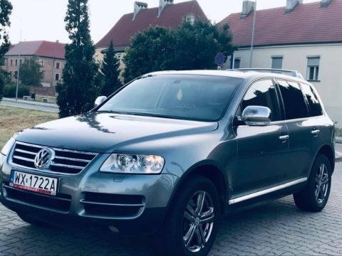 Samochód  Poznań  VW Touareg I 2005 rok 3.0tdi bez pneumatyki w ladnym wypasie