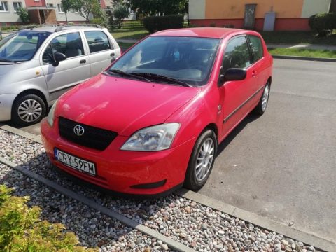 Toyota Corolla E12 1.4 GAZ SEKWENCJA 2002 rok AUTO STRACILO MOC SILNIK NORMALNIE PRACUJE 2900 zł Włocławek