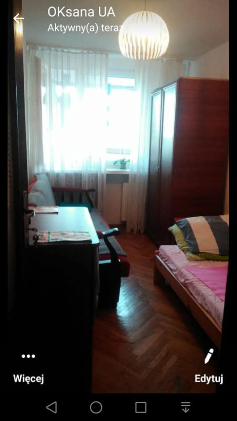 Wunajmę pokòj dla 1 lub 2 osób