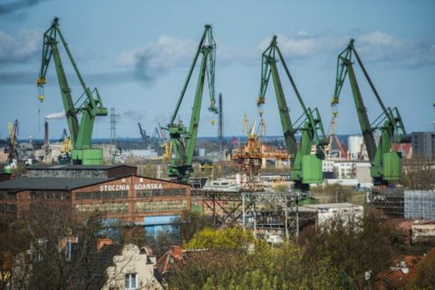 Майже всі іноземці на верфі в Гданську працювали нелегально