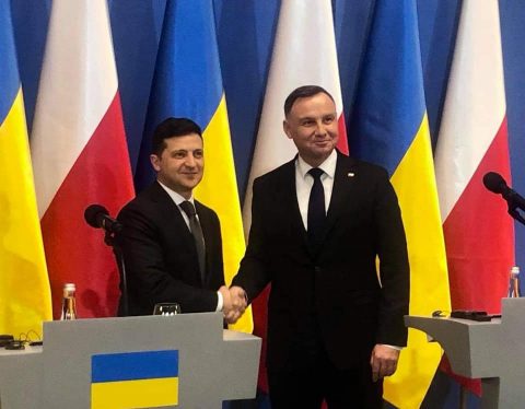 Президент Анджей Дуда та його дружина прибули в Україну з триденним візитом.